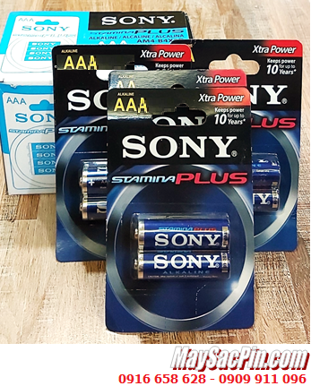 COMBO 12vỉ=24viên Pin AAA 1.5v Sony Alkaline Plus LR03 AM4 Extra Power _Giá chỉ 528.000đ/Hộp